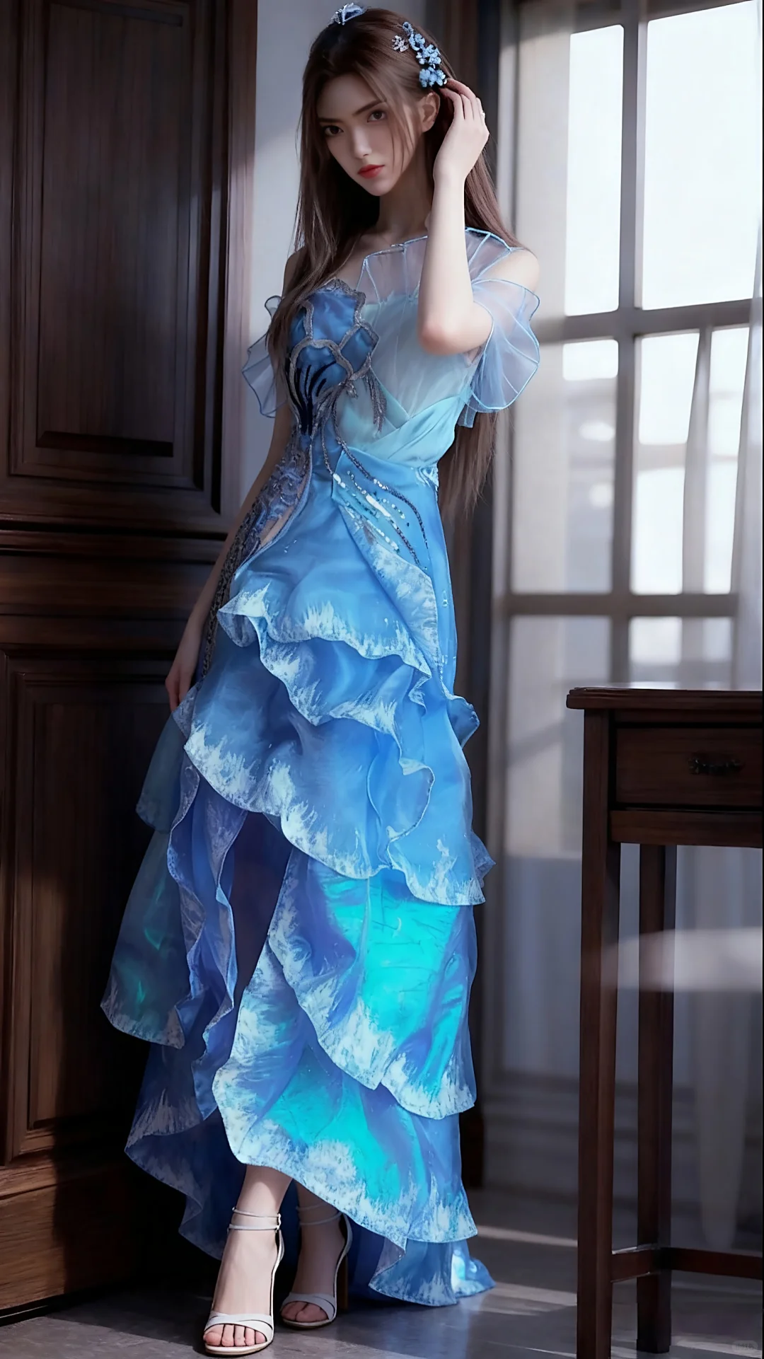 国漫女神穿上现代装方清雪