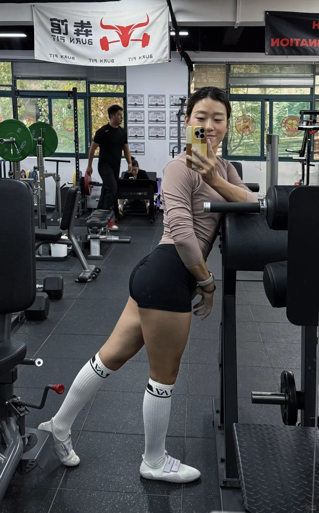 健身女展示！不许作弊！不许网图！