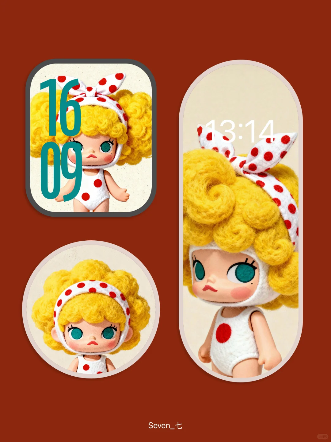 小众古早风可爱壁纸∎molly自带高级氛围感