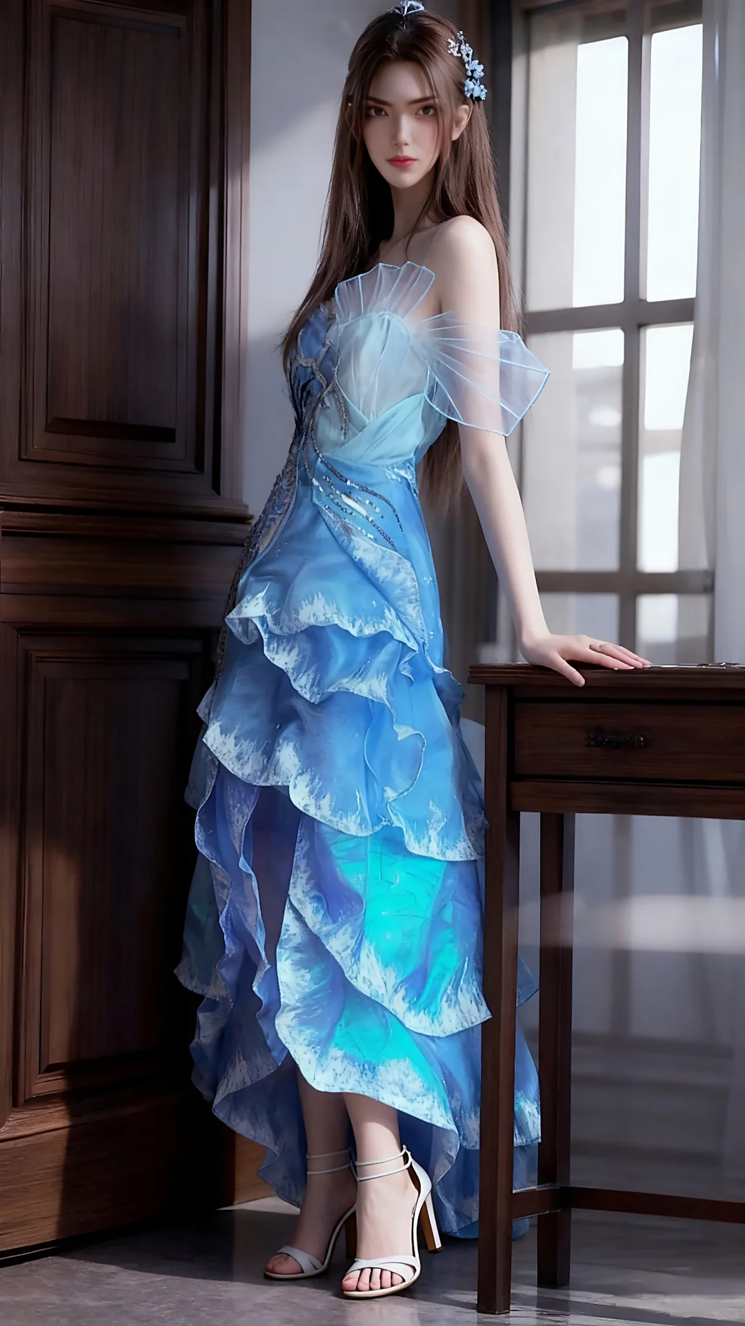 国漫女神穿上现代装方清雪