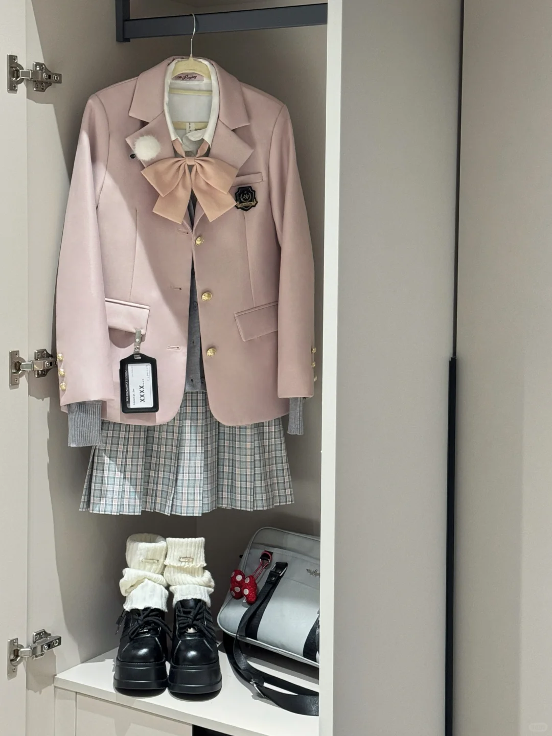 秋冬JK叠穿真叫是个权威！