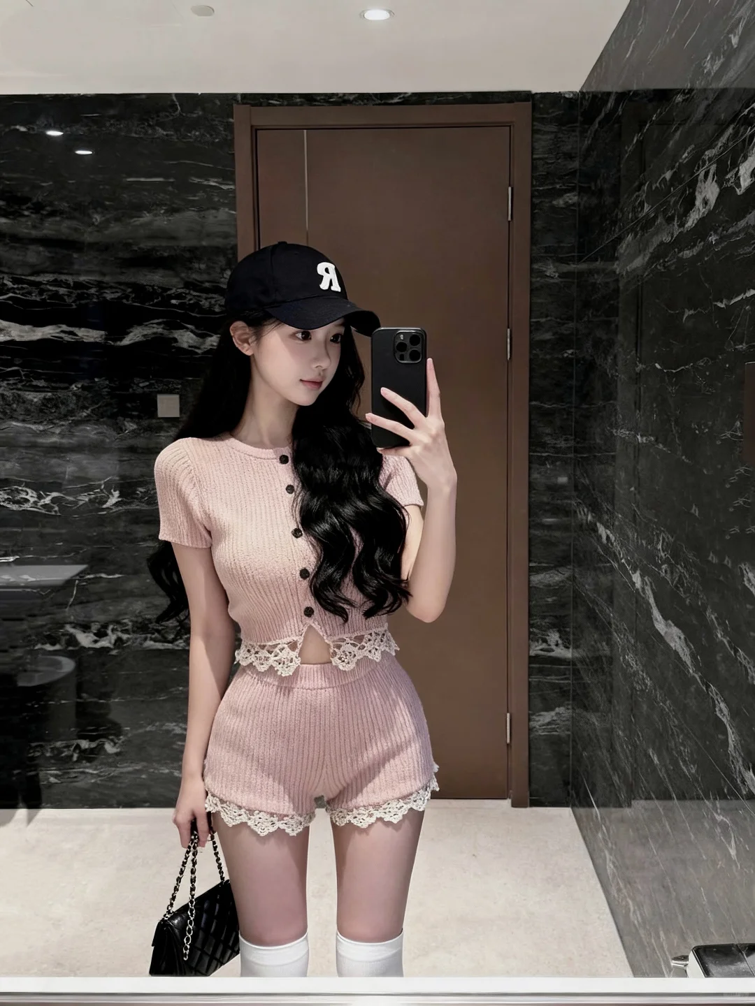 158 80｜浅粉系内搭！太纯欲了吧！