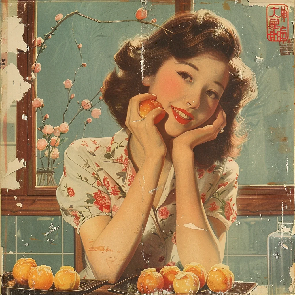 复古挂历美人｜大家觉得第几张比较好看呢