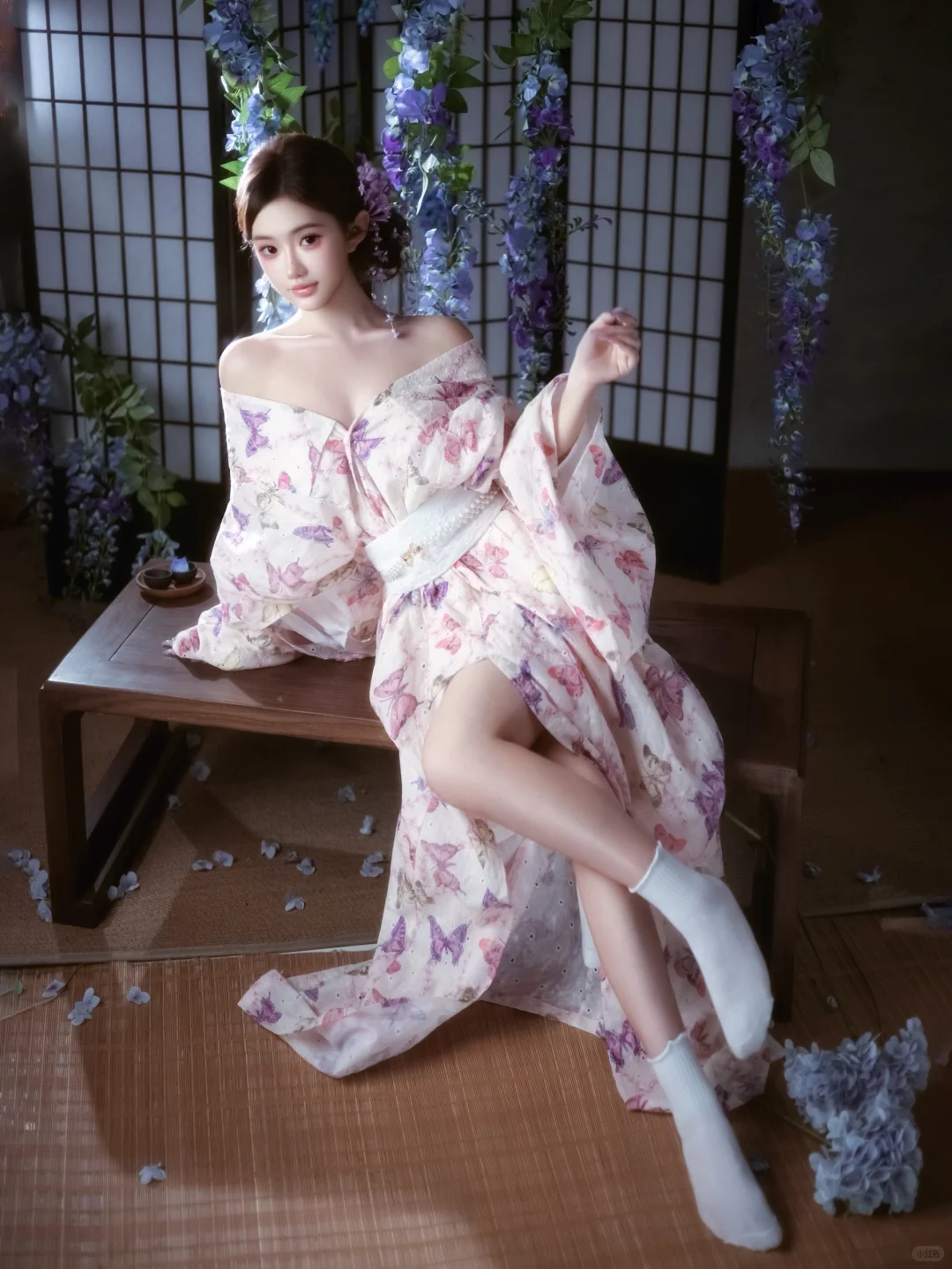 蓝紫色系的浪漫🪻 轻私房写真 蓝紫色系