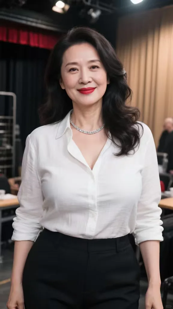 谁顶得住，48岁阿姨的气质太出众啦