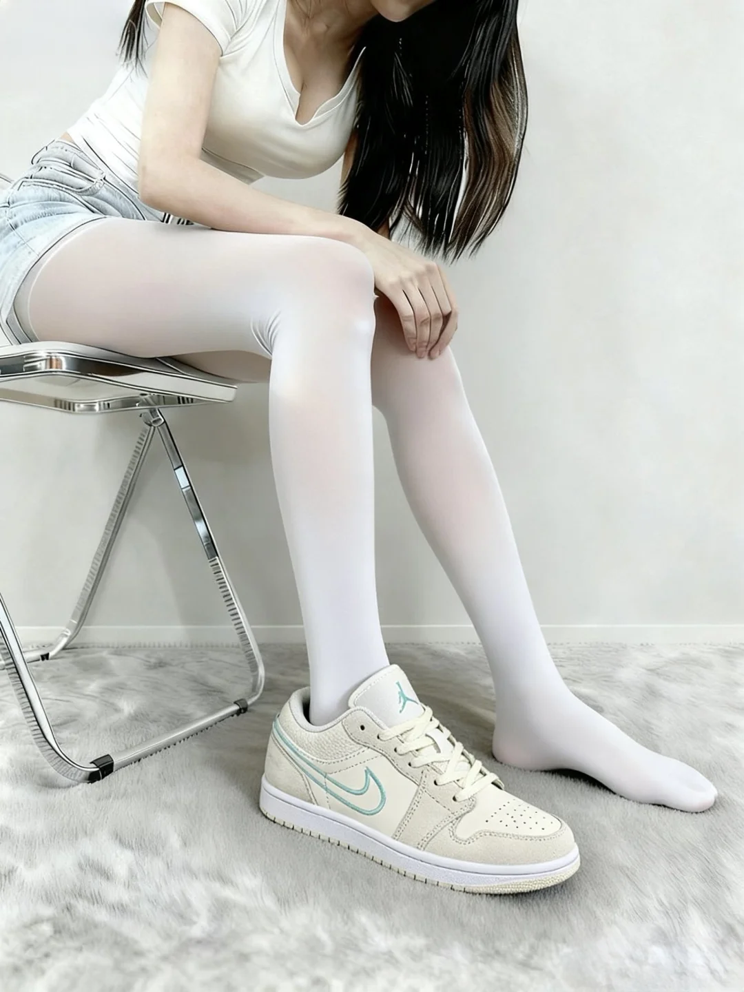 救命！白丝+AJ的搭配杀疯了🎀不同配色