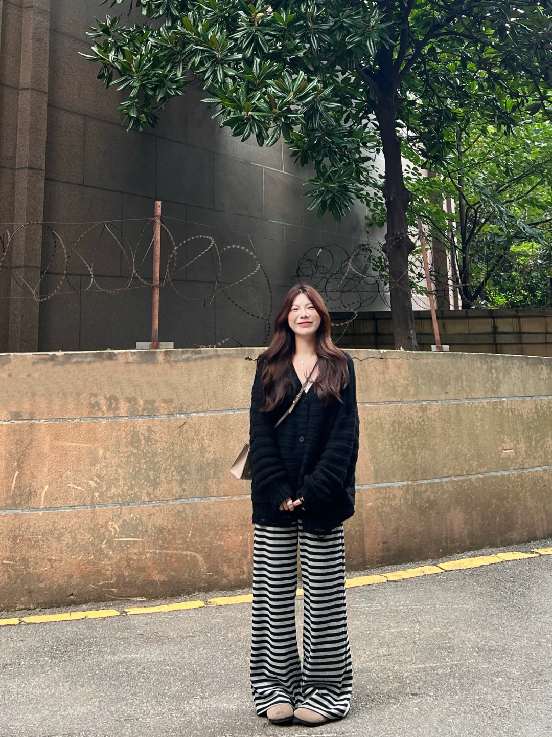 168 135斤｜秋天的第一件黑色毛衣～