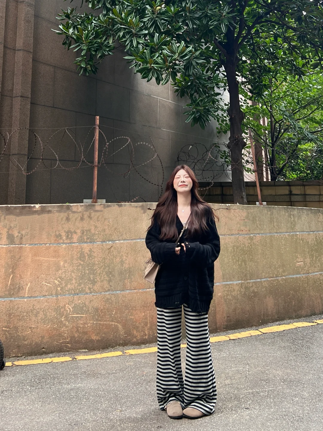 168 135斤｜秋天的第一件黑色毛衣～