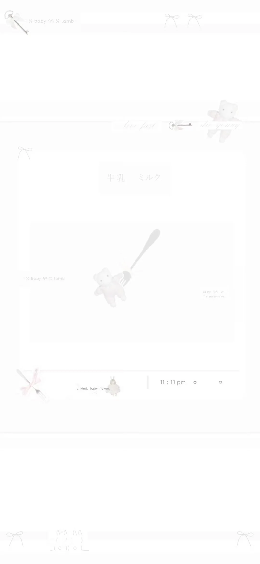 低饱和萌物壁纸˃ 𖥦 ˂