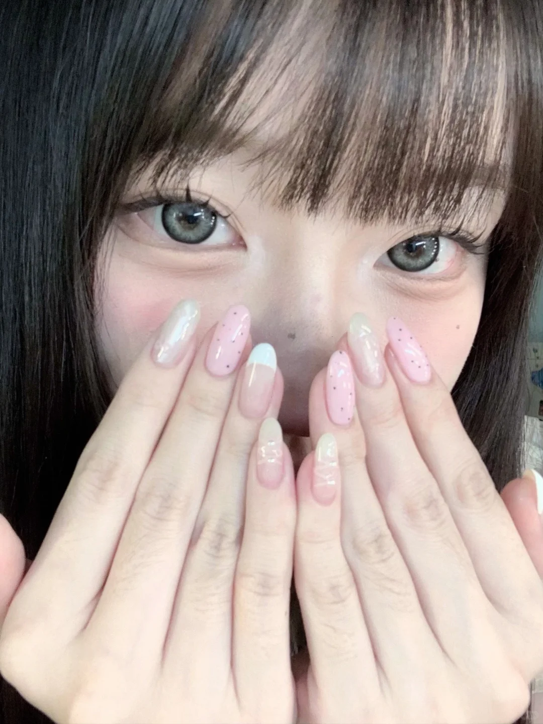 ins甜辣美甲分享｜来一口莓果慕斯