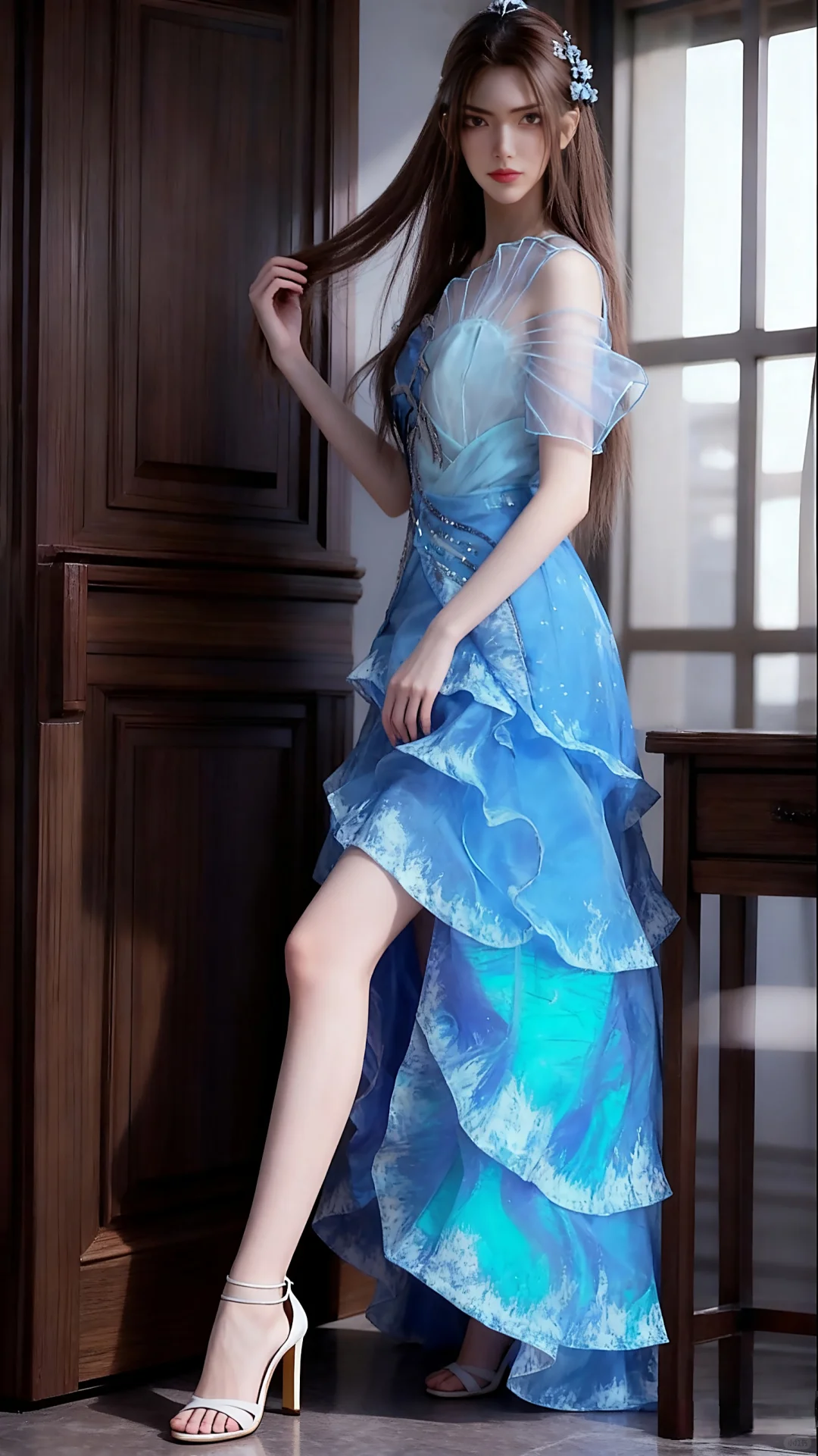 国漫女神穿上现代装方清雪