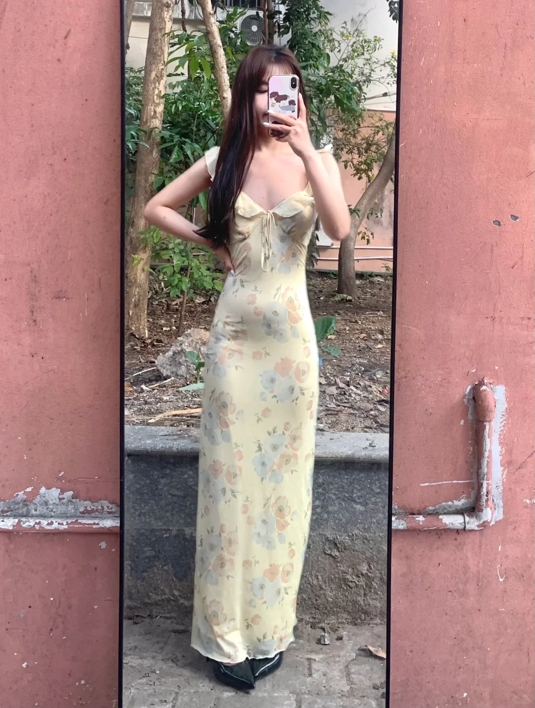 仅需40r的甜辣荷叶吊带裙‼️也太好看了吧～