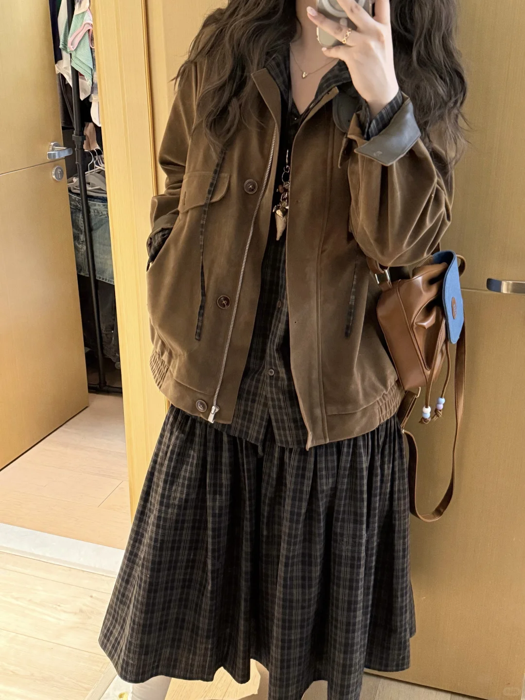 140斤微胖穿搭｜叠穿的季节!!vintage中古感!