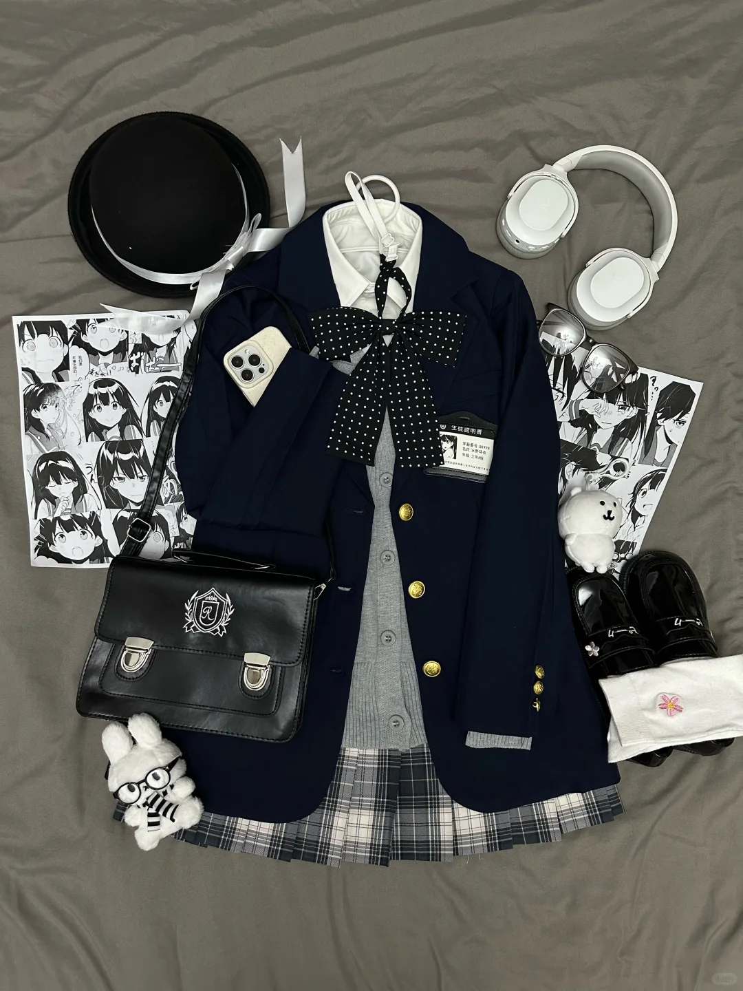 出jk西服叠穿套装，来个宝宝收了我的jk吧