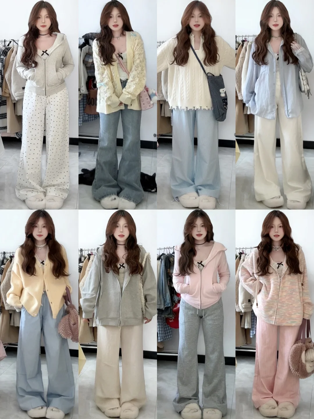 4️⃣0️⃣套 小个子微胖女生早秋穿搭