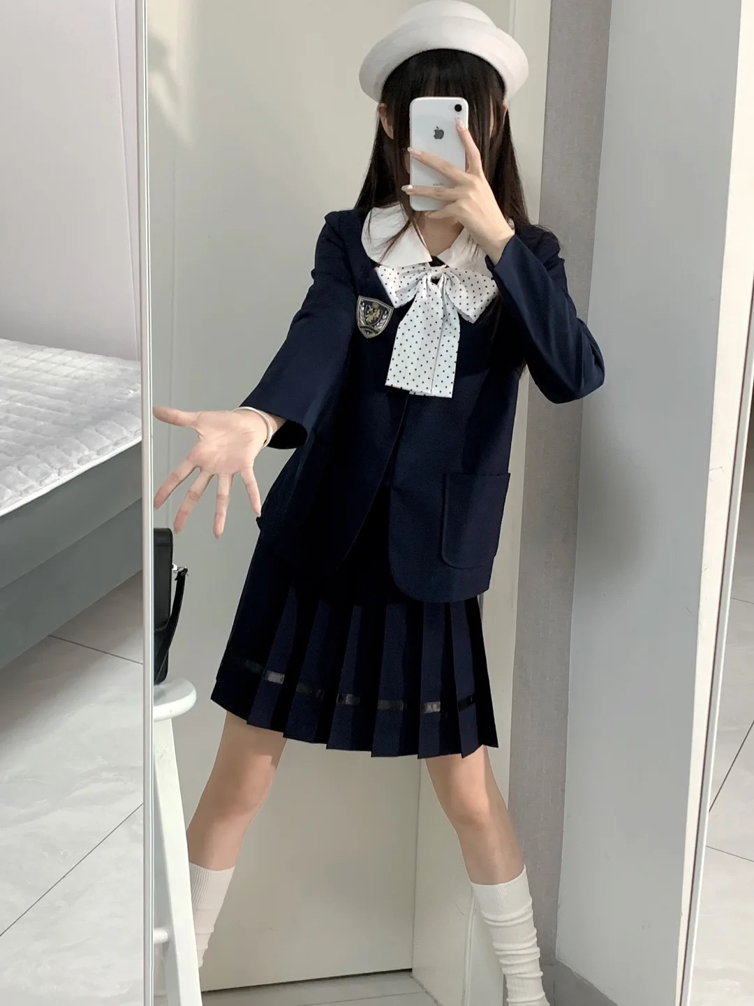 今天是学院风jk穿搭分享～