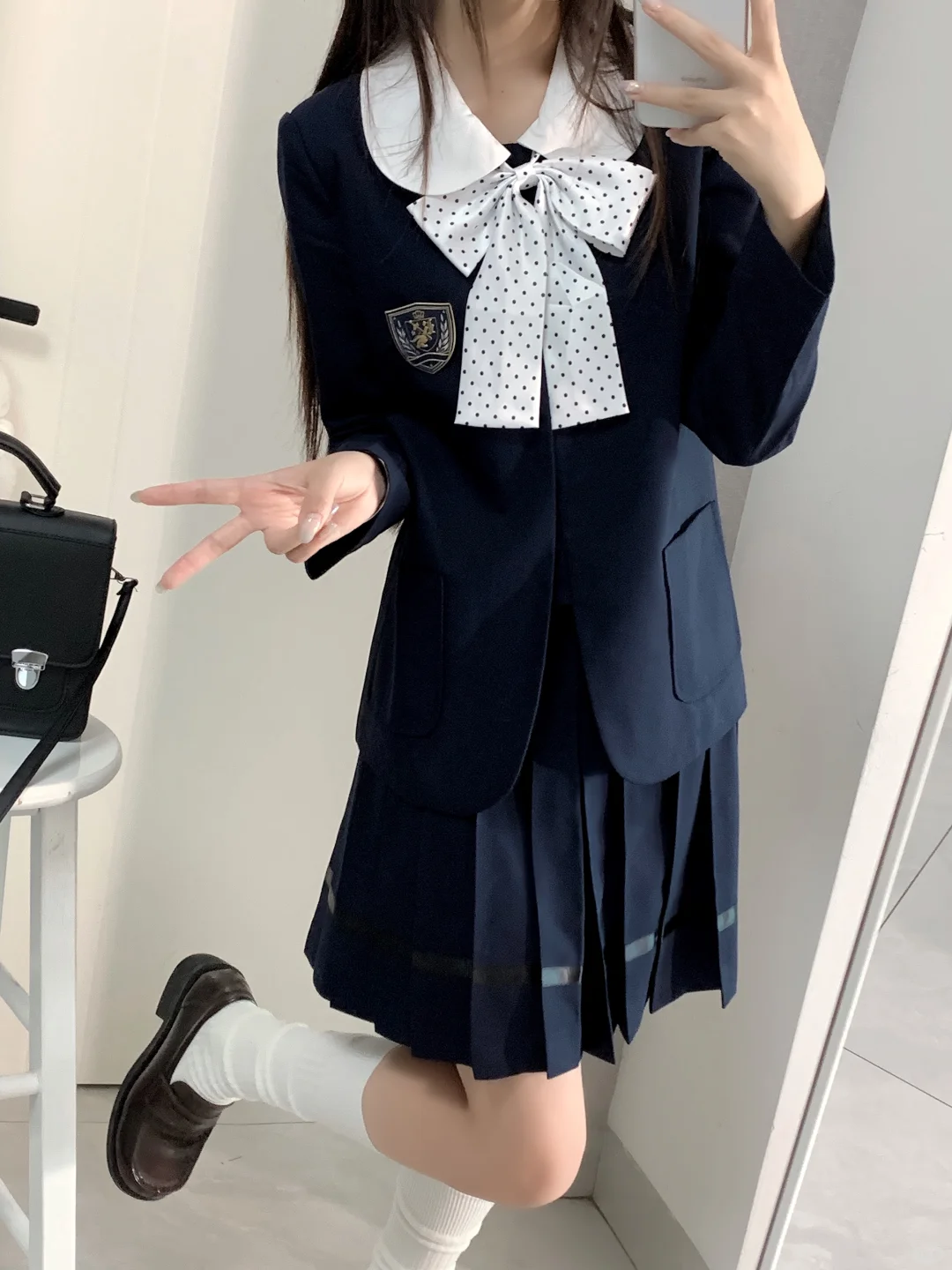 今天是学院风jk穿搭分享～