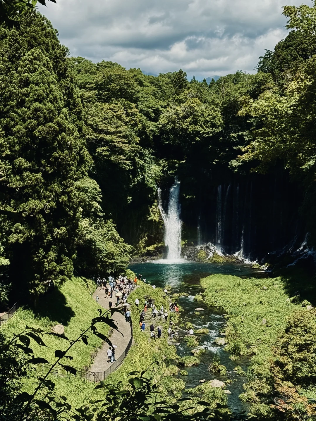 静冈「白丝瀑布」｜富士山+绝美瀑布同框