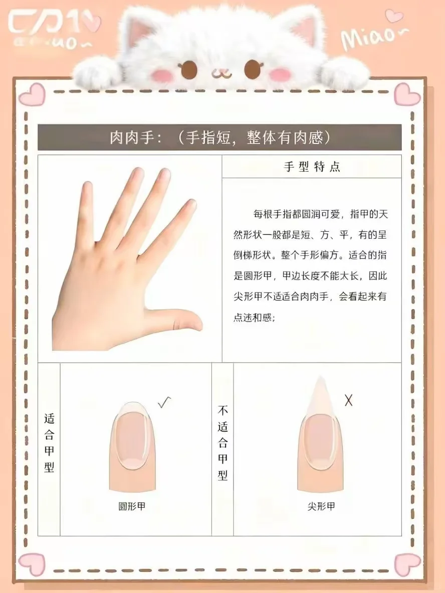 看手型选甲型✨新手小白必看👀