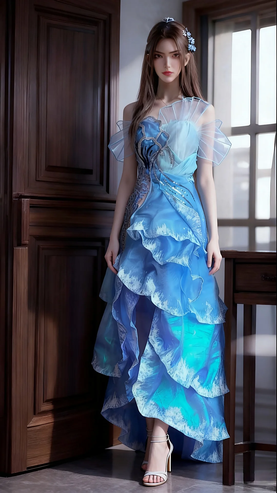 国漫女神穿上现代装方清雪