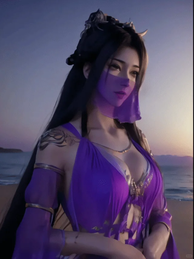 紫灵仙子笑的真好看