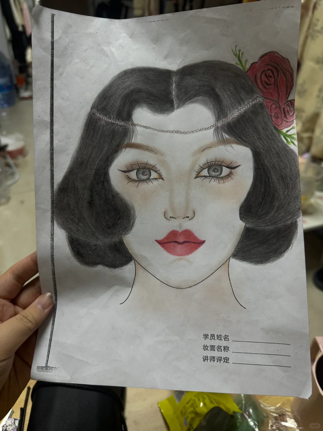 复古新娘美人图