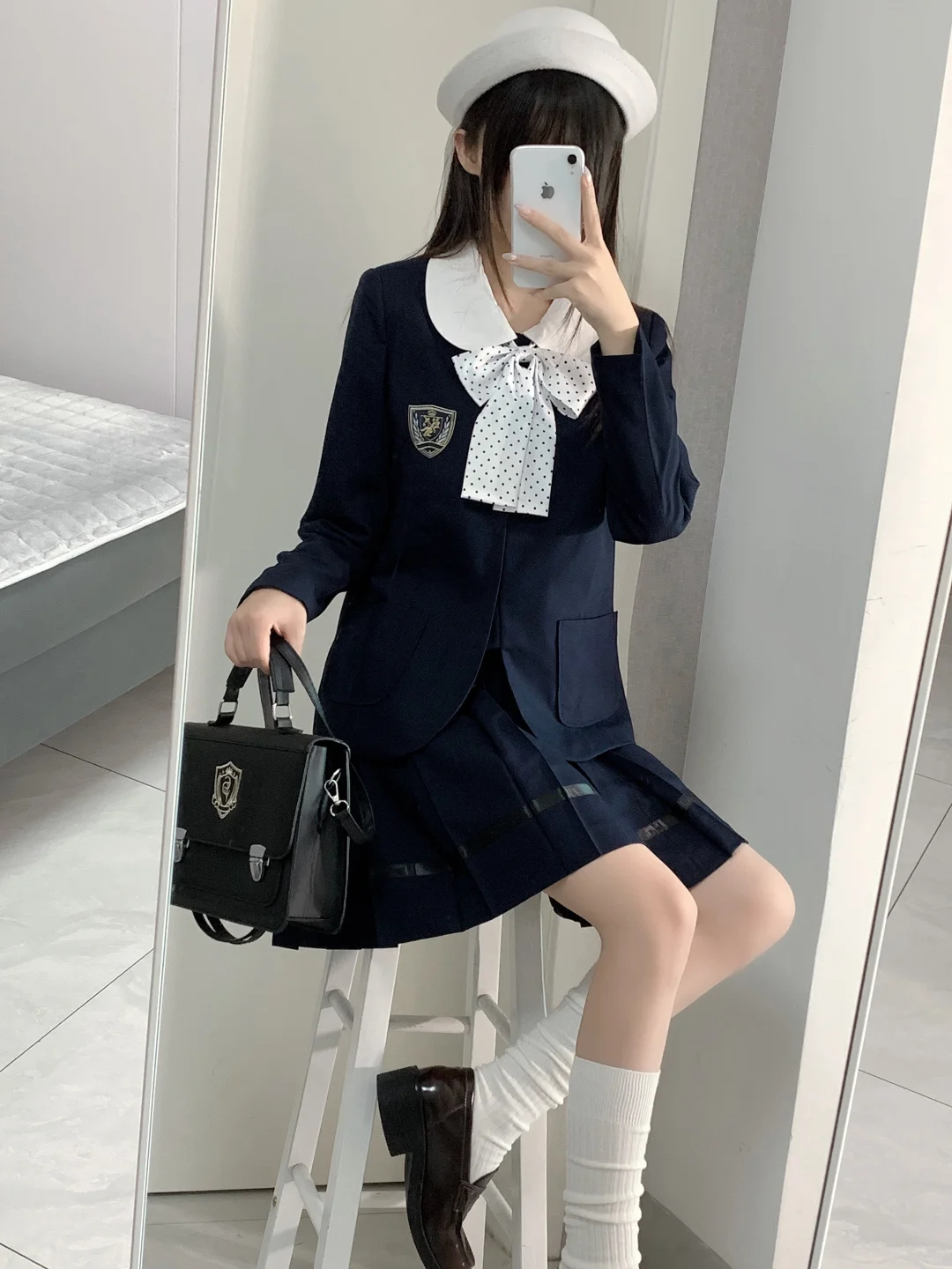 今天是学院风jk穿搭分享～