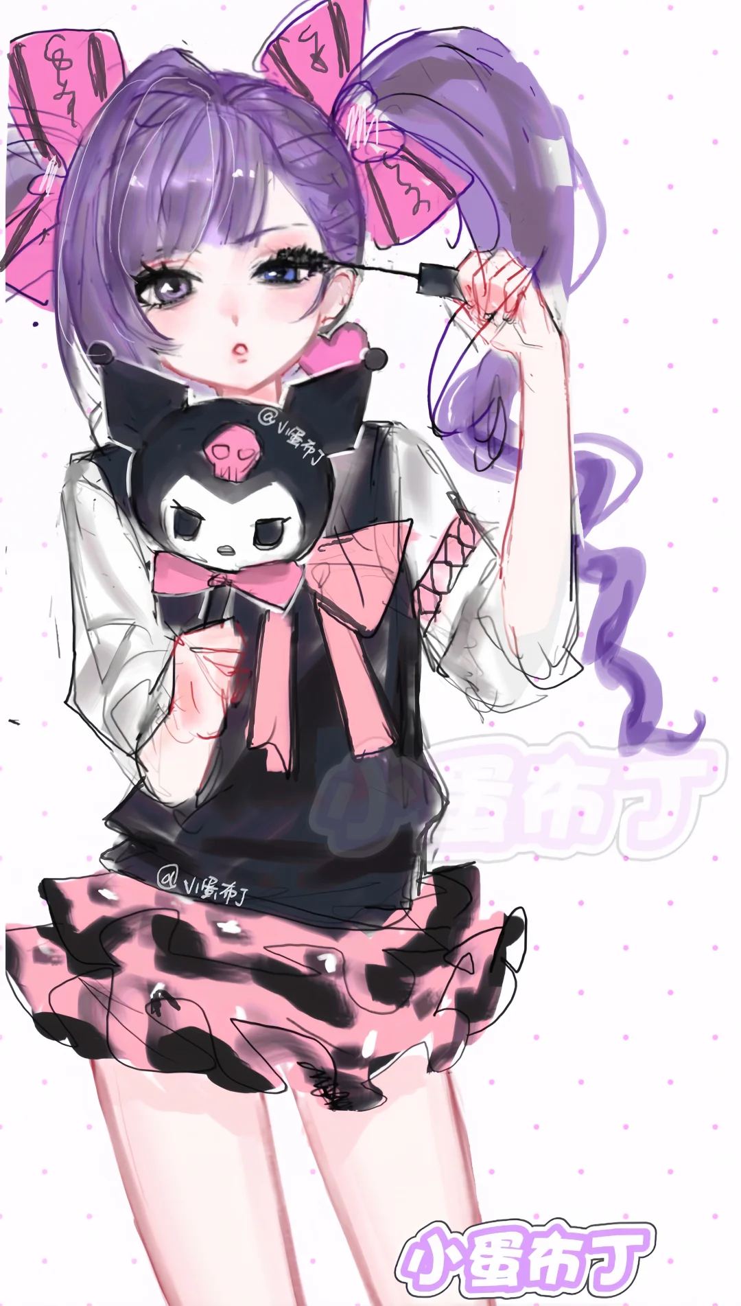 学校里那个很会化妆的辣妹