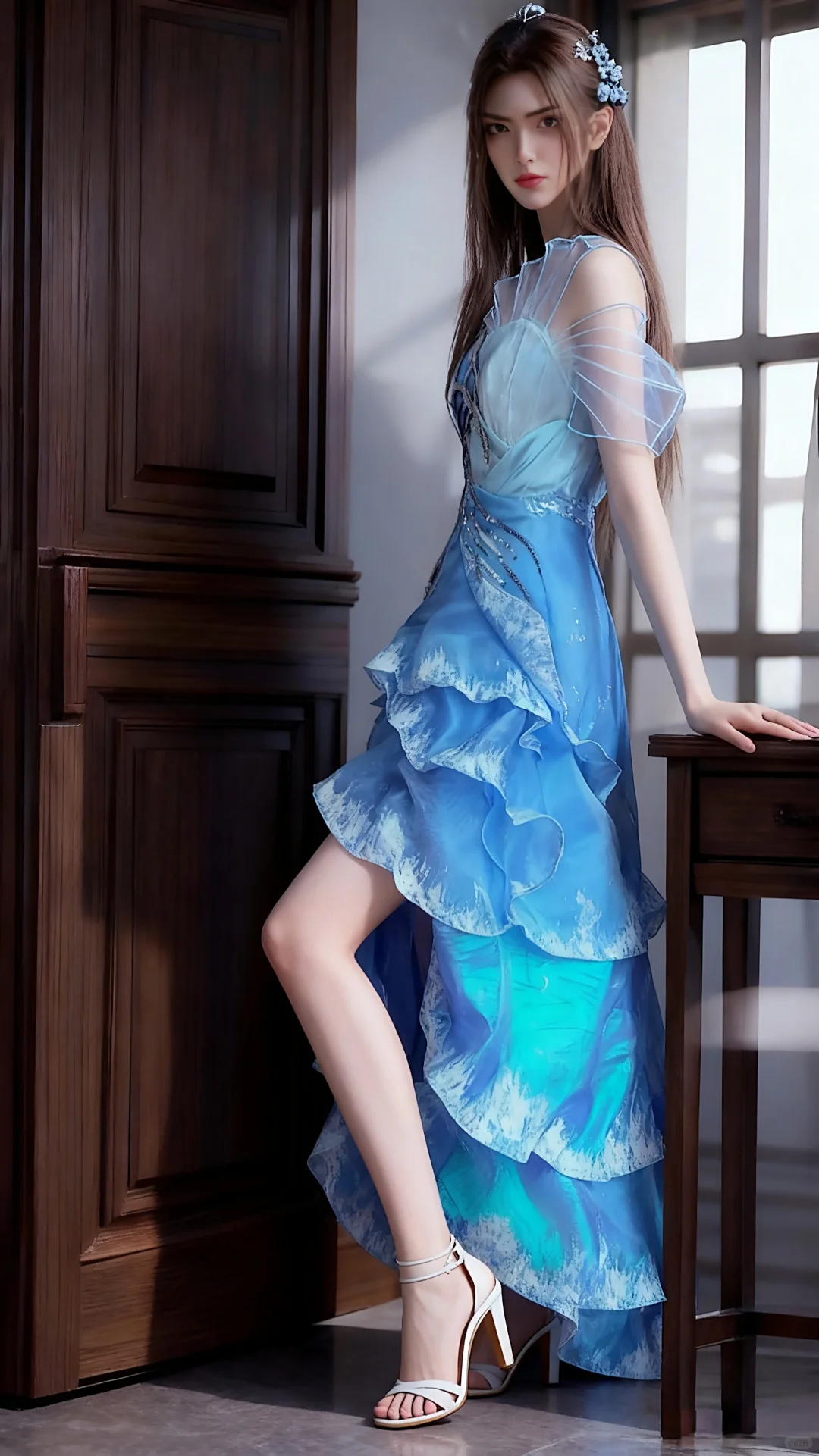 国漫女神穿上现代装方清雪