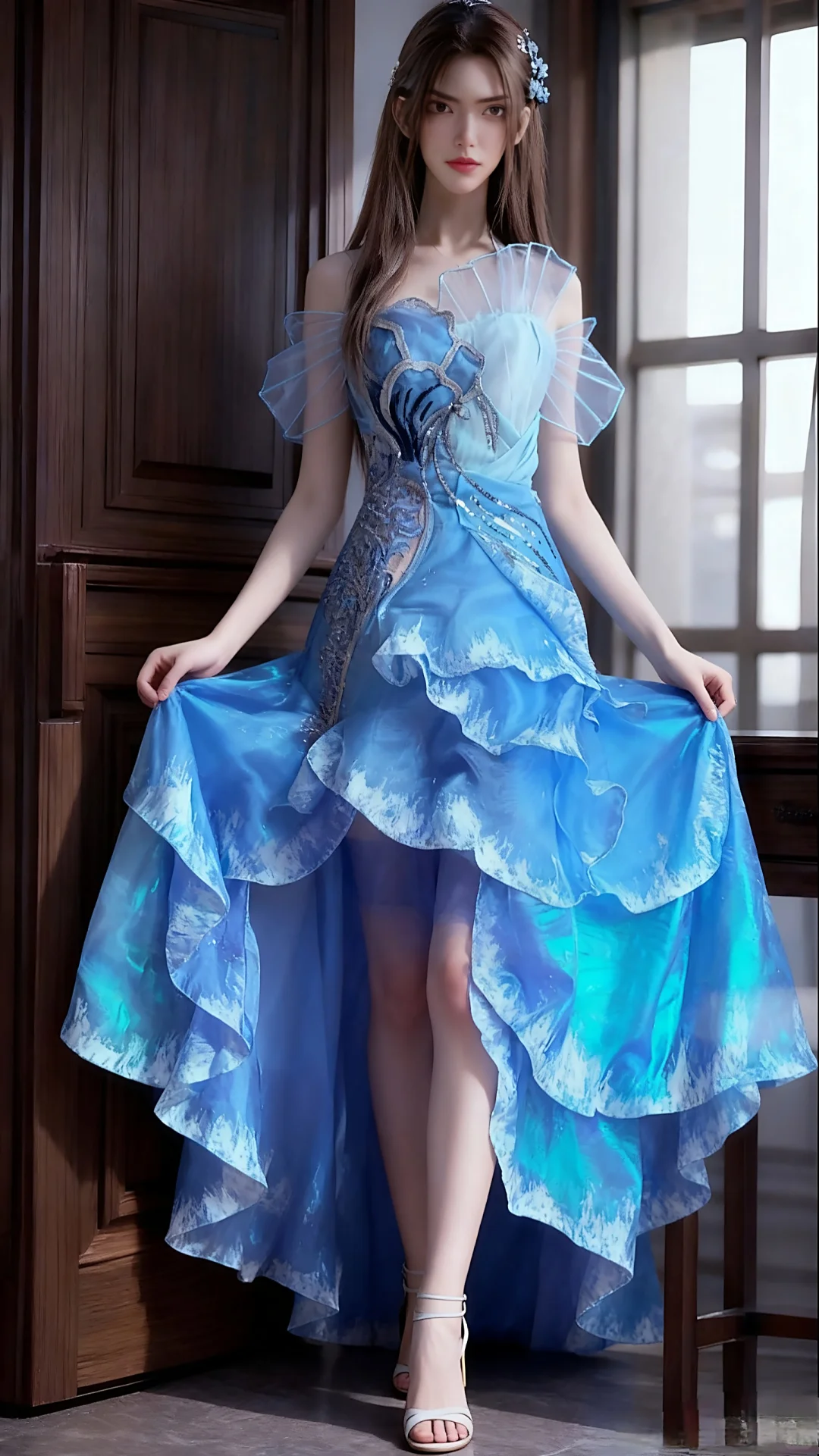 国漫女神穿上现代装方清雪