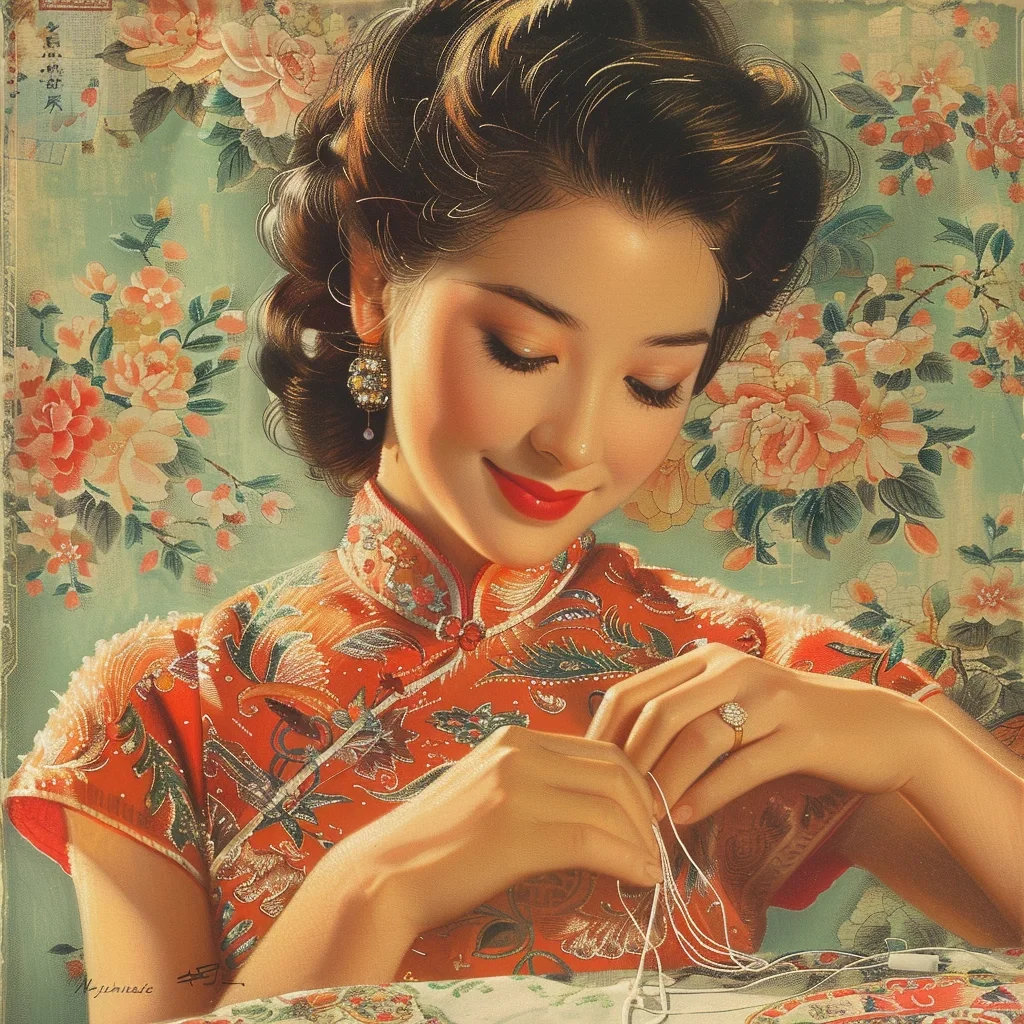 复古挂历美人｜大家觉得第几张比较好看呢