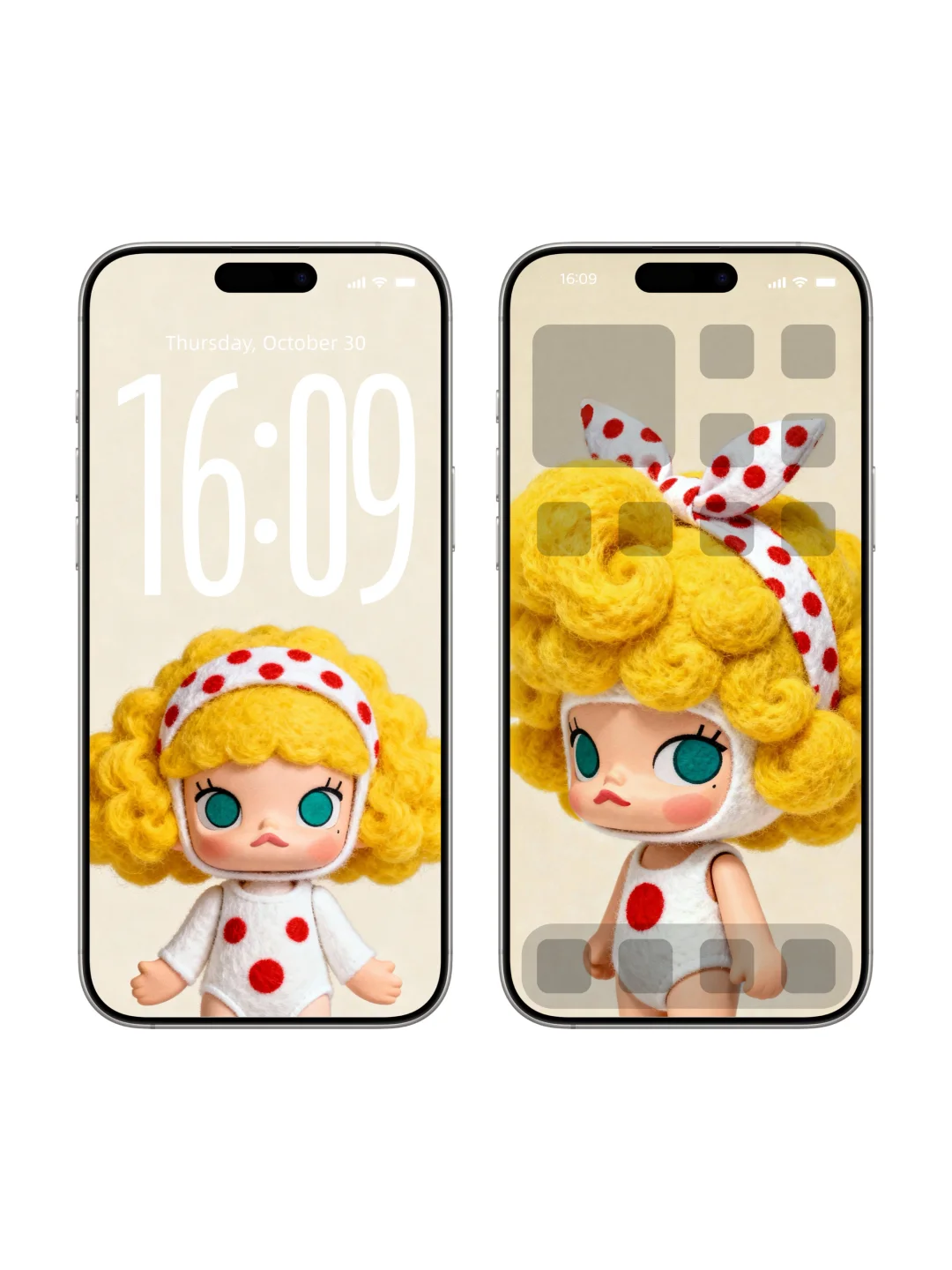 小众古早风可爱壁纸∎molly自带高级氛围感