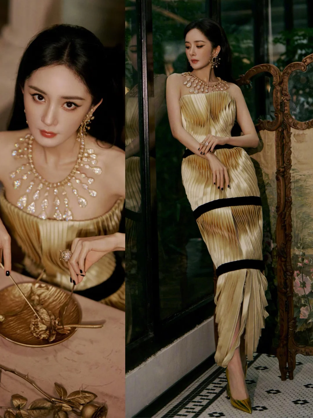 Vogue上世纪审美复现！宫廷油画风真的很惊艳