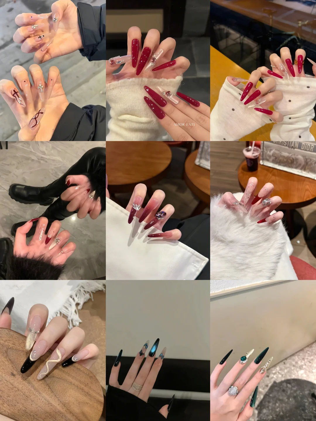 坏女人美甲合集！！