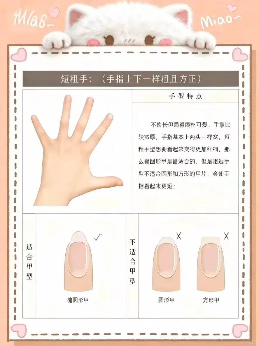 看手型选甲型✨新手小白必看👀