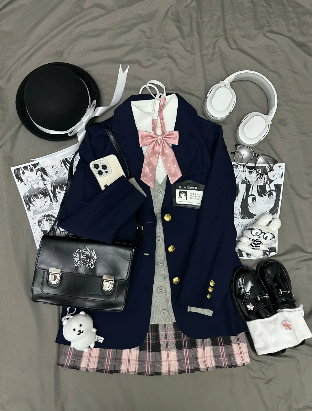 出jk西服叠穿套装，来个宝宝收了我的jk吧