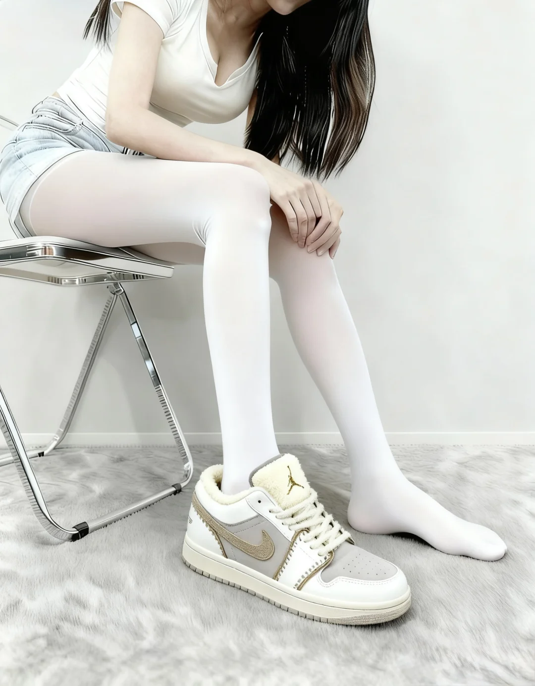 救命！白丝+AJ的搭配杀疯了🎀不同配色