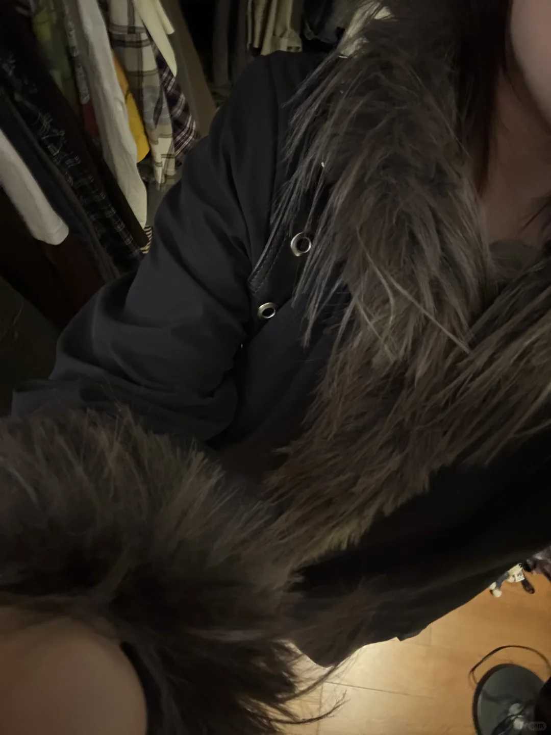 158 120斤 微胖苹果型 毛绒外套试穿篇🪶⋆⁺₊