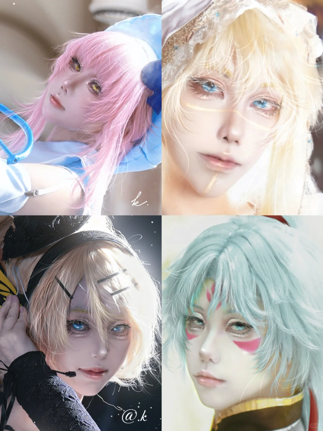 放一些近期的亮晶晶后期妆面展示