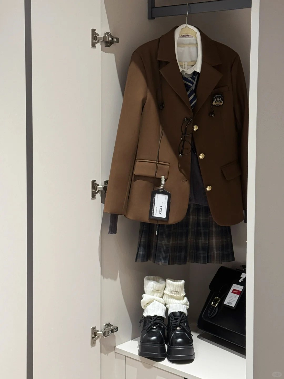 秋冬JK叠穿真叫是个权威！