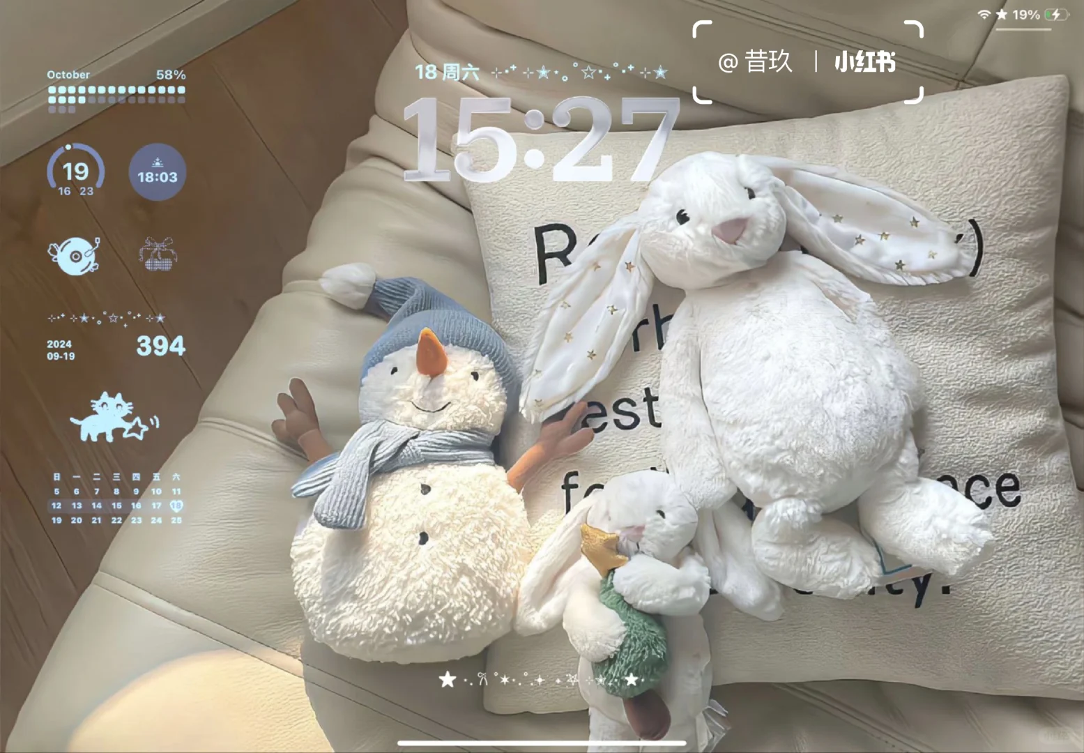 好喜欢我的iPad壁纸՞˶･֊･˶՞