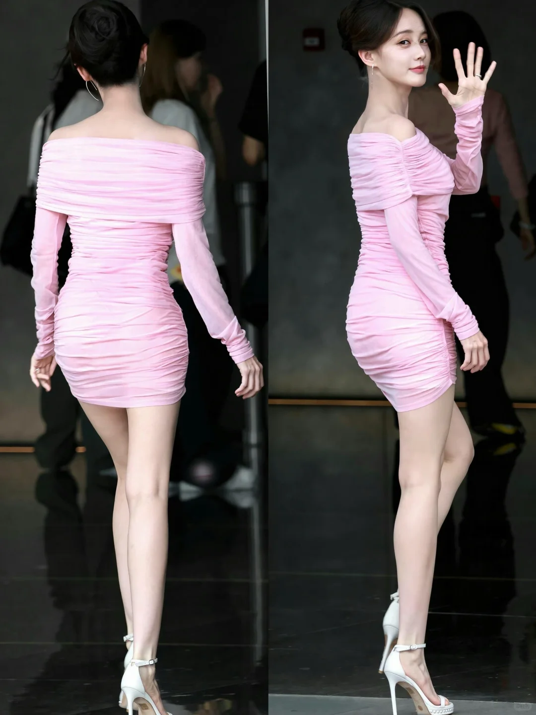 钟楚曦&李一桐，女明星这个身材真的很绝呀❗️