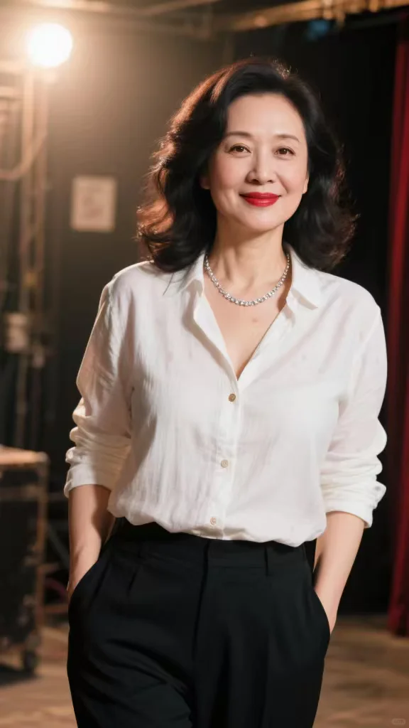 谁顶得住，48岁阿姨的气质太出众啦