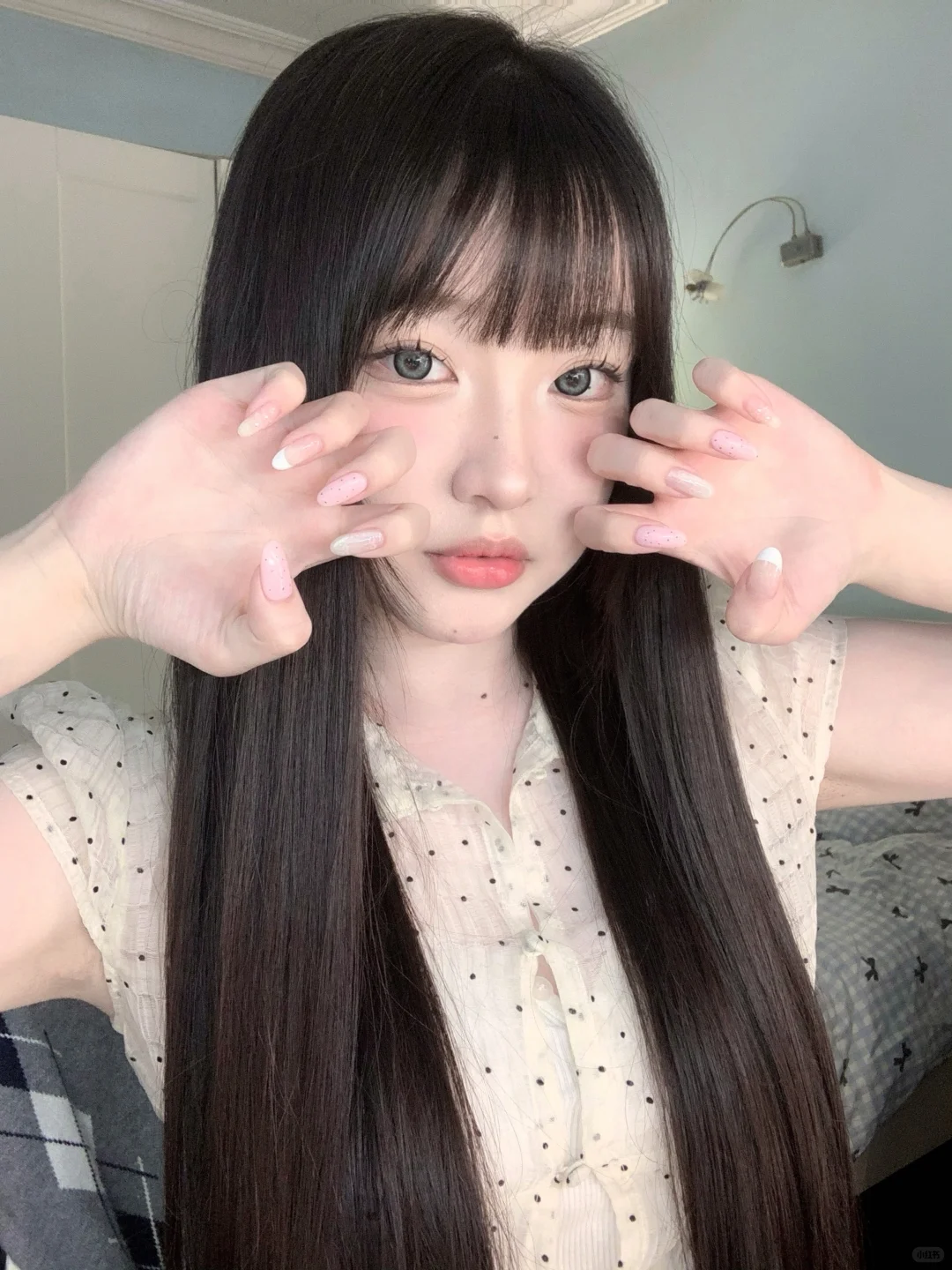 ins甜辣美甲分享｜来一口莓果慕斯