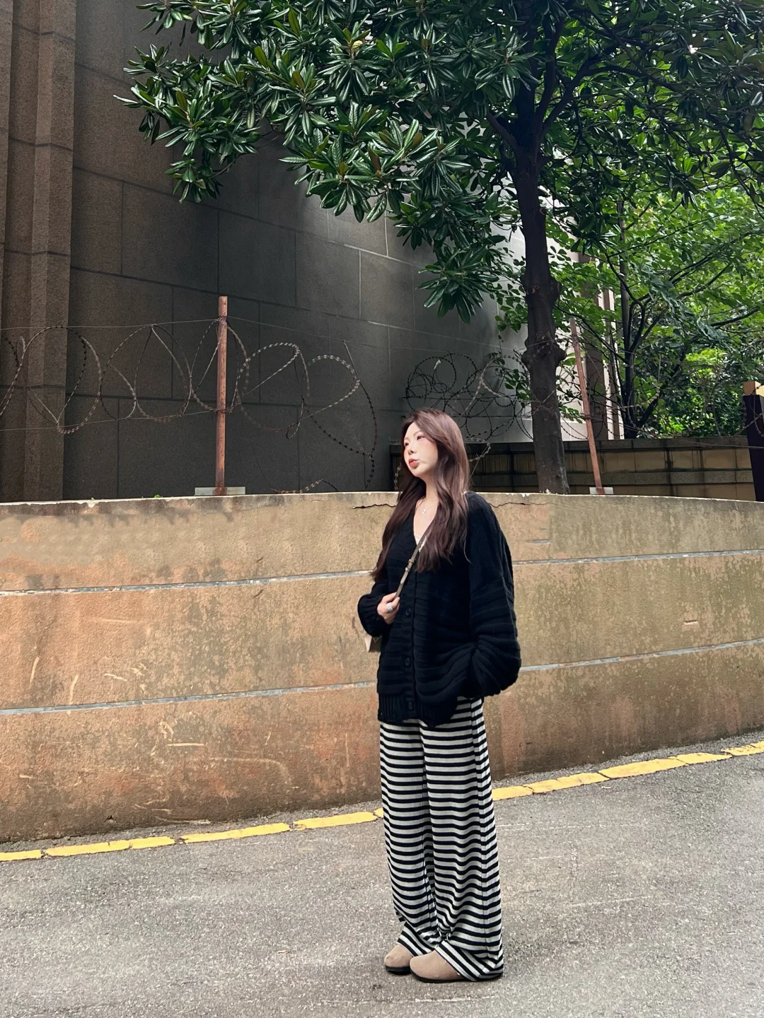 168 135斤｜秋天的第一件黑色毛衣～