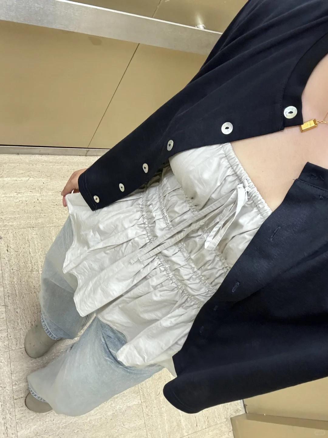 140斤不穿大码店的一天