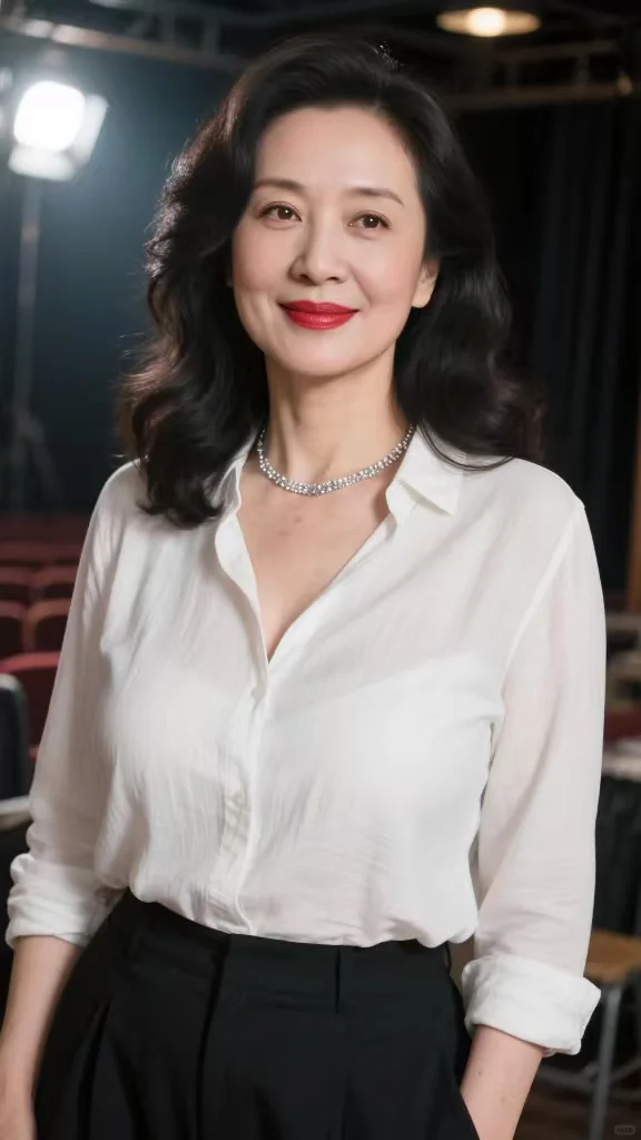 谁顶得住，48岁阿姨的气质太出众啦