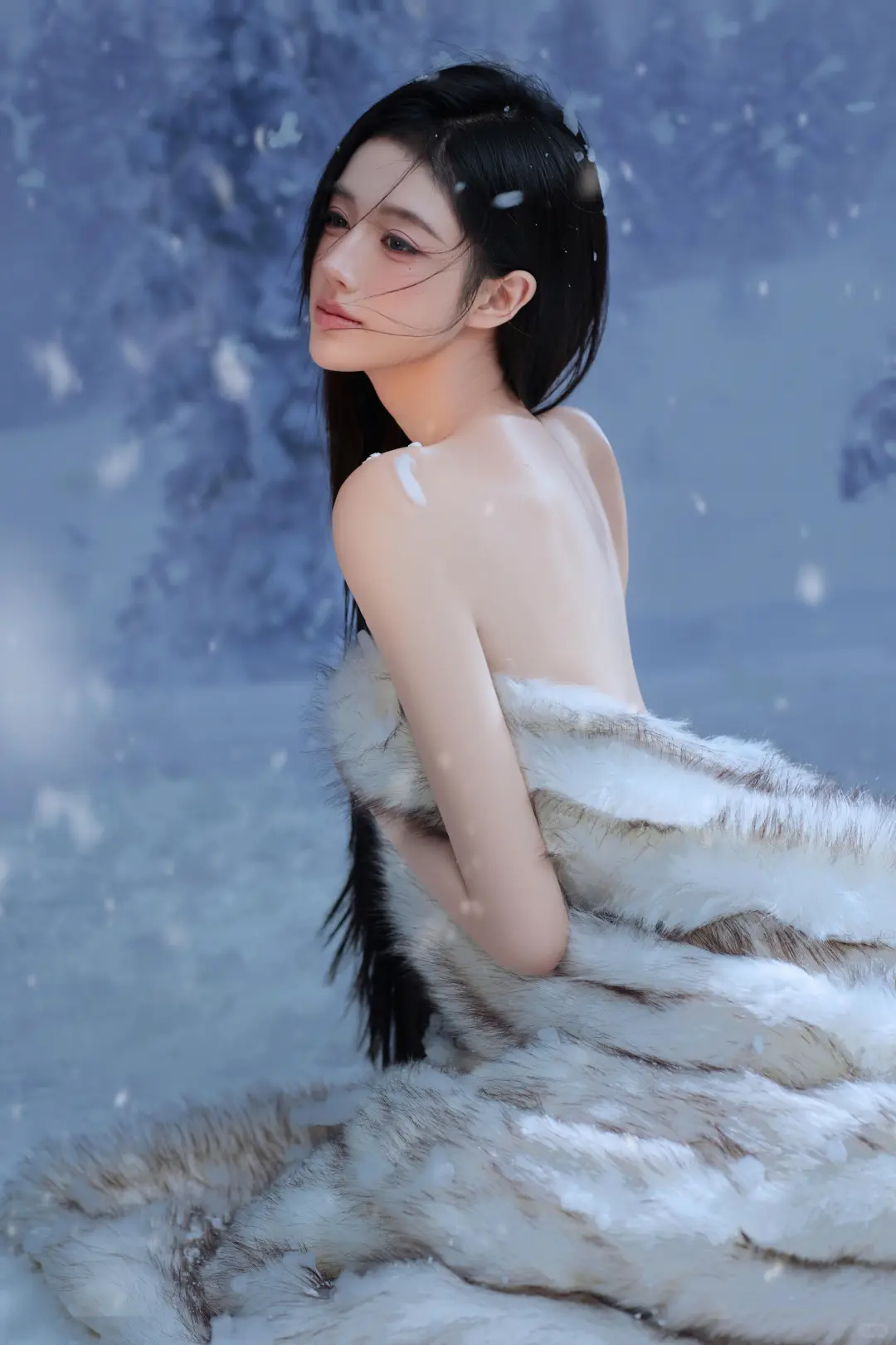 雪域精灵｜在冰雪世界里做一次冷艳的玫瑰