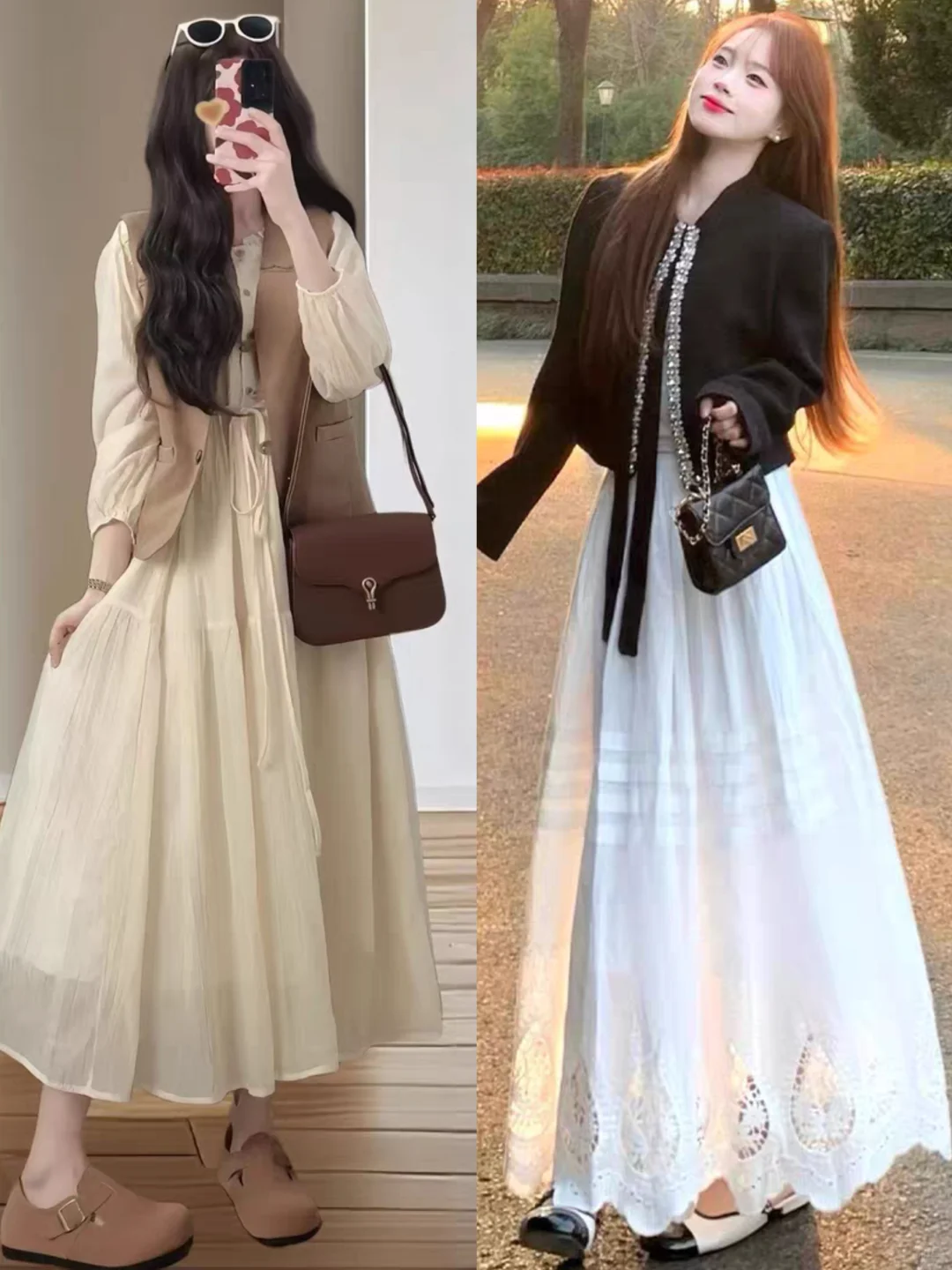 秋季女生裙装显瘦时髦高级穿搭指南 温柔