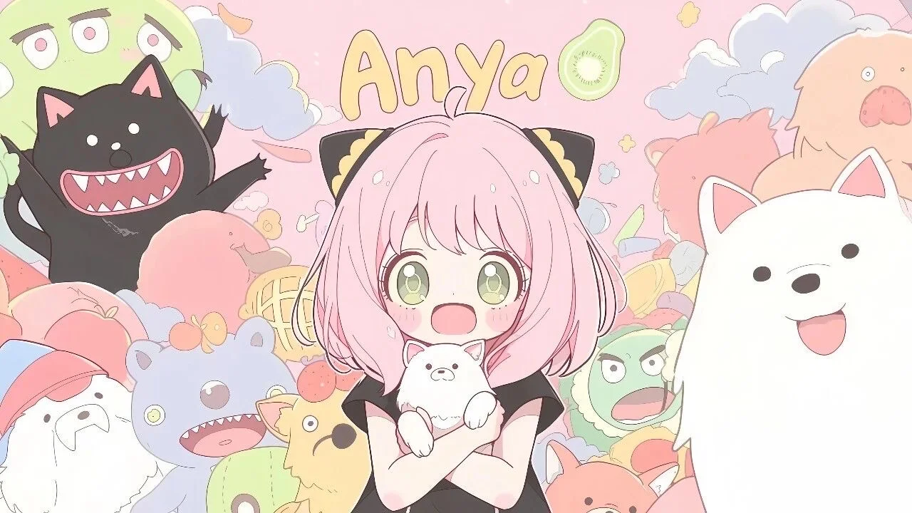 阿尼亚的平板壁纸来咯